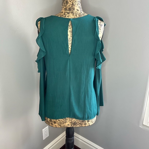 Cold Shoulder Ruffle Top - Picture 3 of 3